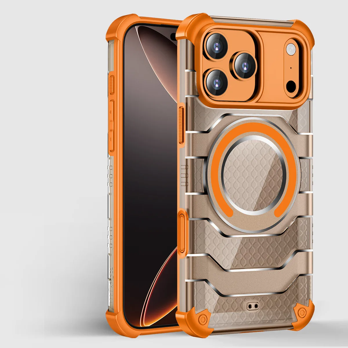 Military Armor Phone Case For iPhone 17 Pro Max 17Air Magnetic Wireless Charging Anti-Drop Protective Cover
Military Armor Phone Case For iPhone 17 Pro Max 17Air Magnetic Wireless Charging Anti-Drop Protective Cover