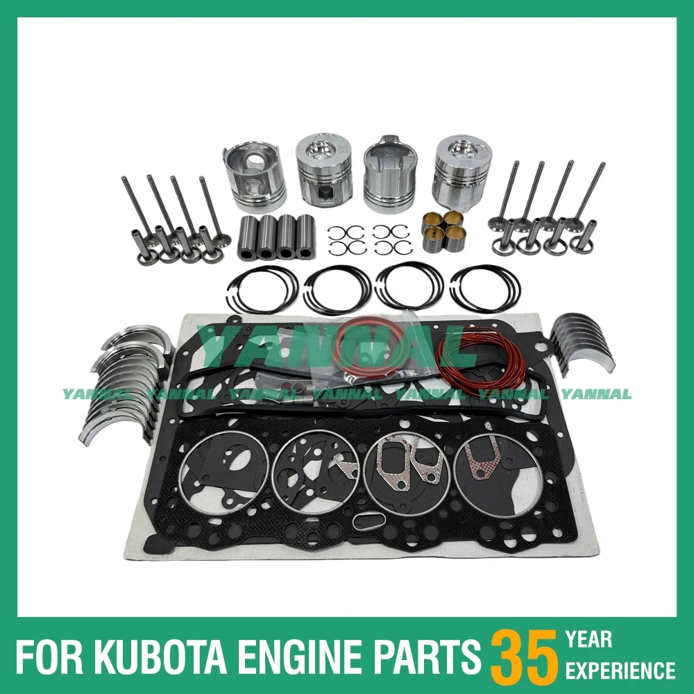 Piston Kit With Gasket Set Bearings Valve Train For Yuchai R4108ZY4 Excavator Engine Parts
Piston Kit With Gasket Set Bearings Valve Train For Yuchai R4108ZY4 Excavator Engine Parts