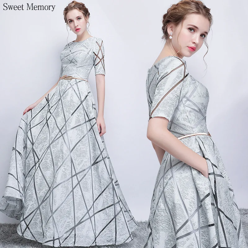 M5130 Elegant Vintage Mother of the Bride Dresses Gray White Long Formal Gowns Women Girl Floor Length Wedding Party Dress
M5130 Elegant Vintage Mother of the Bride Dresses Gray White Long Formal Gowns Women Girl Floor Length Wedding Party Dress