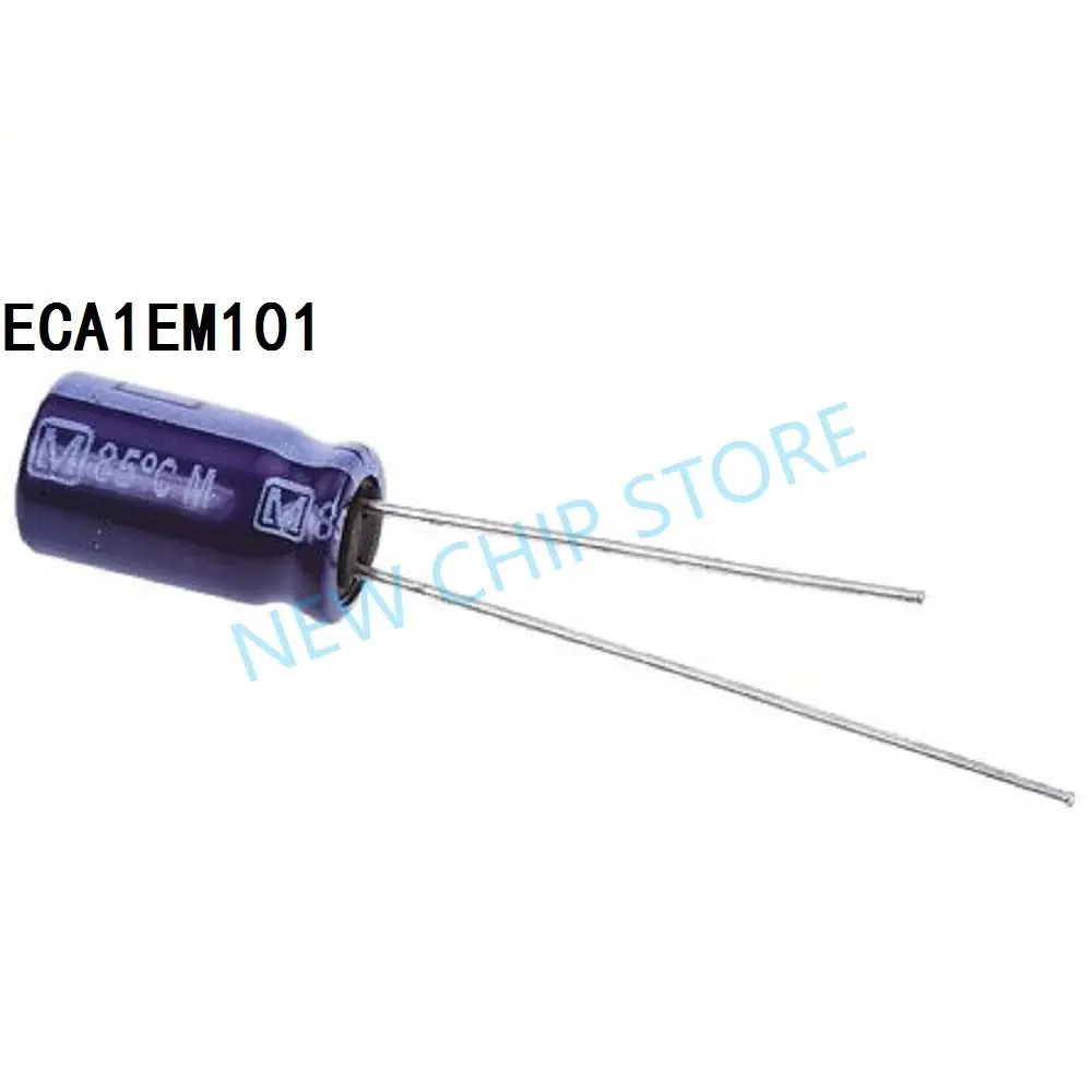 100pcs~10pcs ECA1EM101 Cap Aluminum 100uF 25V 20% (6.3 X 11.2mm) Radial Aluminum Cylindrical Can 2.5mm 180mA 2000 hr 85°C Bulk
100pcs~10pcs ECA1EM101 Cap Aluminum 100uF 25V 20% (6.3 X 11.2mm) Radial Aluminum Cylindrical Can 2.5mm 180mA 2000 hr 85°C Bulk