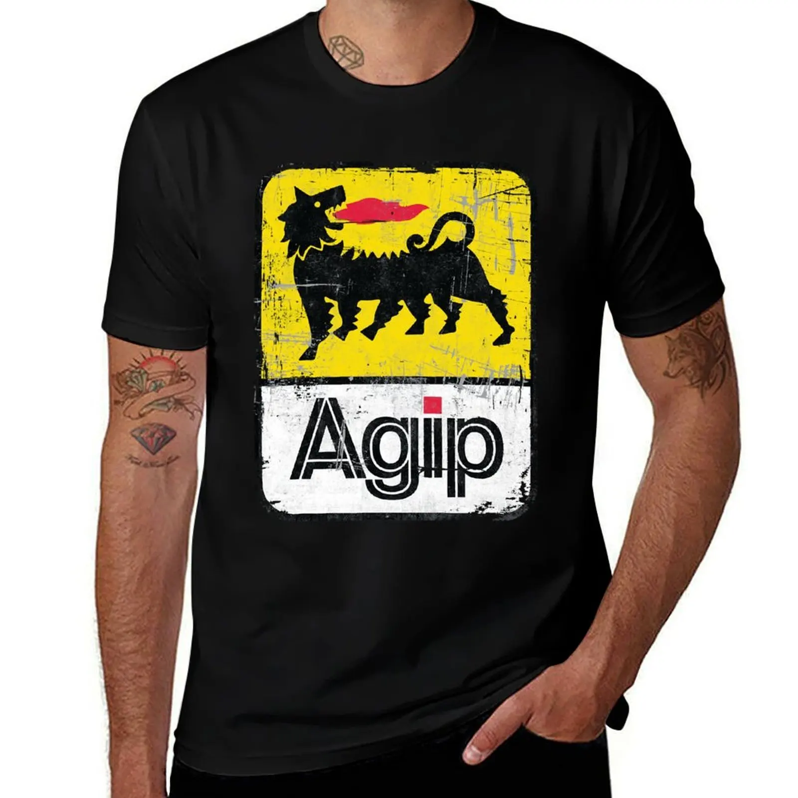 AGIP Lubricants Logo 1968 – 1998 Distressed version T-Shirt Big Size Short Sleeve Tee for Men
AGIP Lubricants Logo 1968 – 1998 Distressed version T-Shirt Big Size Short Sleeve Tee for Men