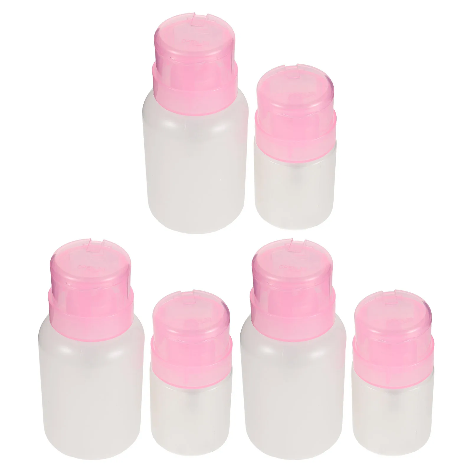 6Pcs Nail Polish Remover Dispenser 60ml 220ml Press Down Bottle Empty Makeup Containers Precise Control Effortless Operation
6Pcs Nail Polish Remover Dispenser 60ml 220ml Press Down Bottle Empty Makeup Containers Precise Control Effortless Operation