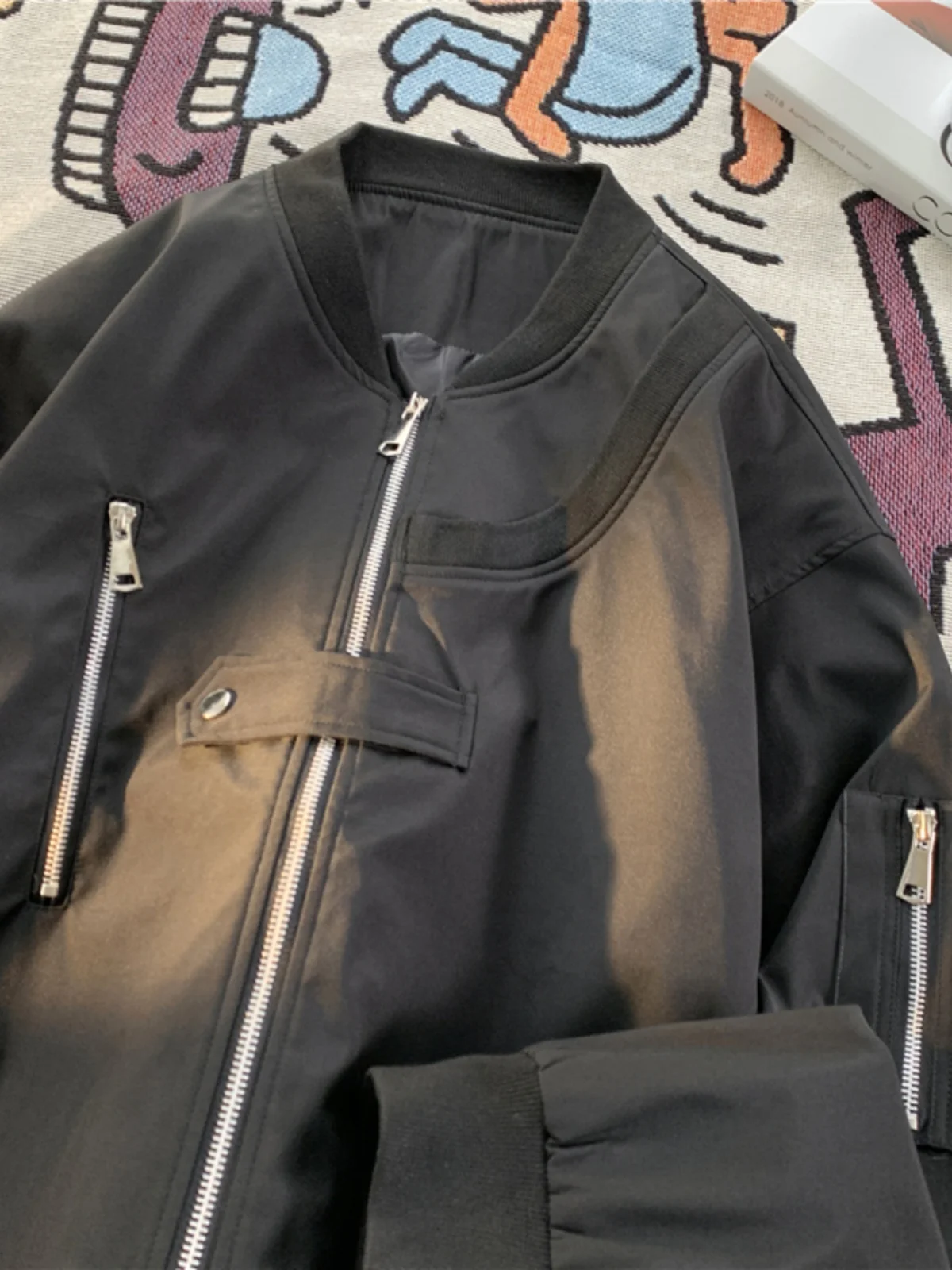 American Vintage Baseball Jaet Men's Trendy Pilot Jaet Autumn Outerwear Spring Early New Sle Zipper Decorated Loose Fit
American Vintage Baseball Jaet Men's Trendy Pilot Jaet Autumn Outerwear Spring Early New Sle Zipper Decorated Loose Fit