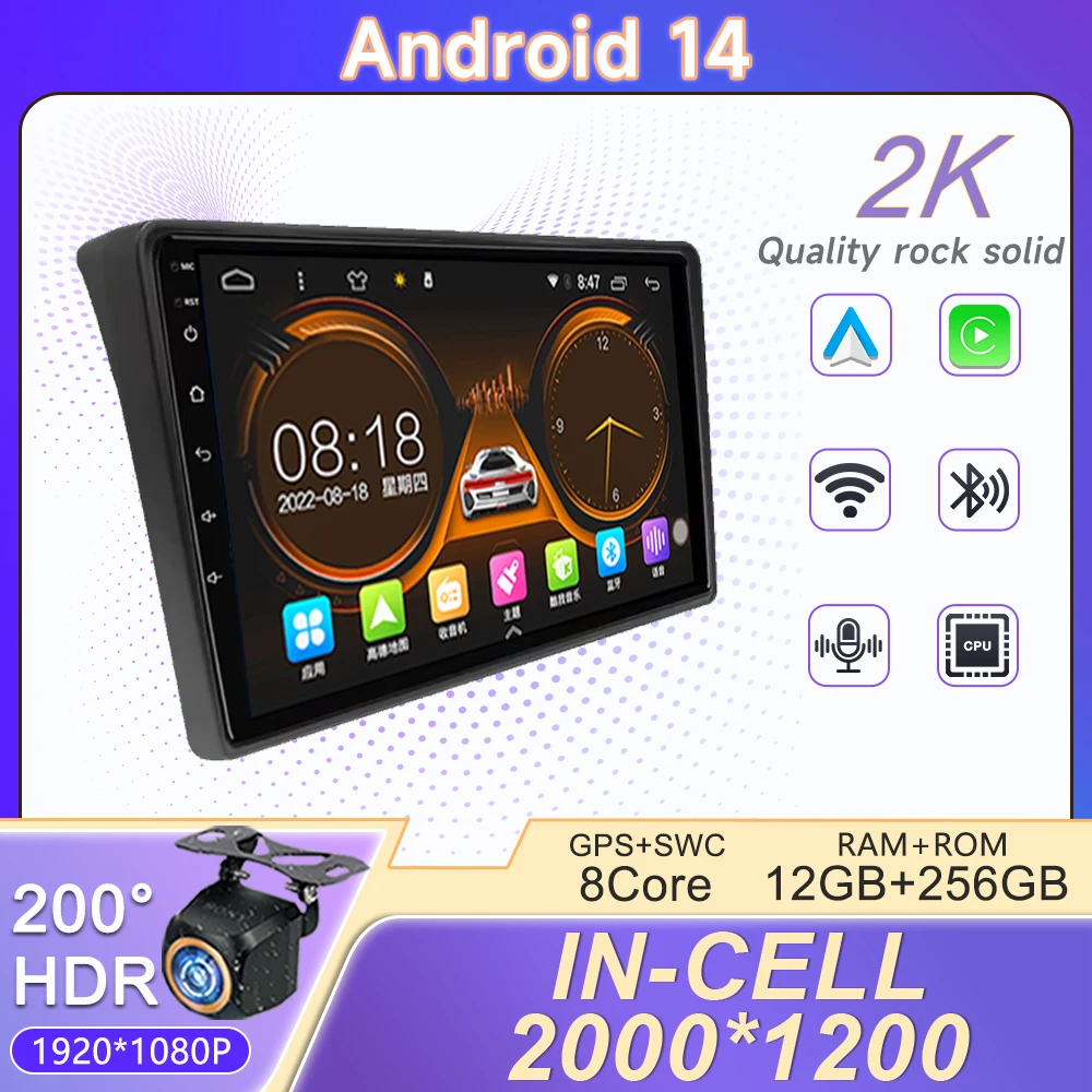 Android 14 For Fiat Ducato Peugeot Boxer Citroen Jumper 2 2006 - 2022 Car Radio Stereo Multimedia Player Screen Navigation
Android 14 For Fiat Ducato Peugeot Boxer Citroen Jumper 2 2006 - 2022 Car Radio Stereo Multimedia Player Screen Navigation