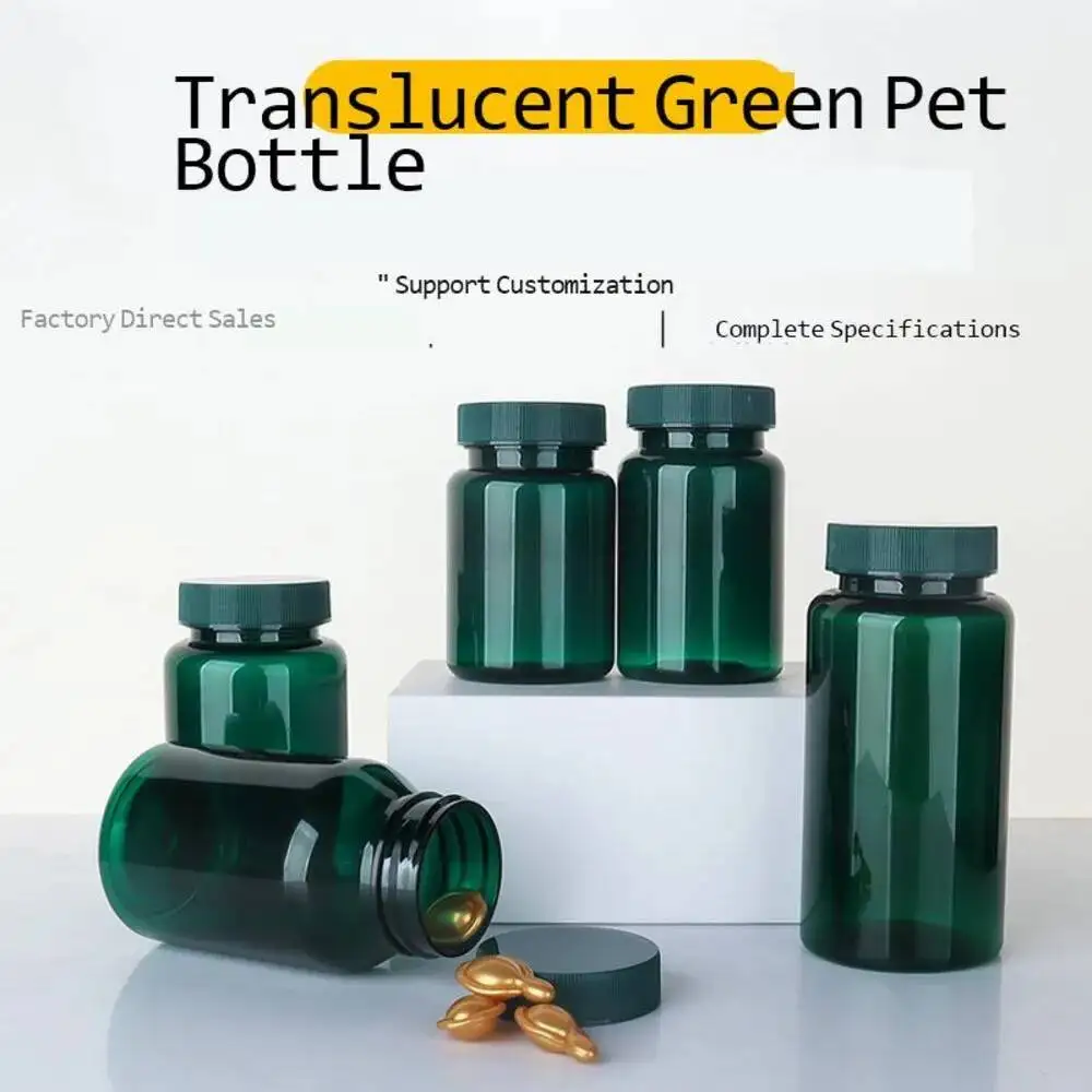 10PCS 80ML 100ML 120ML 150ML Green pill empty bottle set, candy, vitamin container wholesale, entrepreneurial packaging
10PCS 80ML 100ML 120ML 150ML Green pill empty bottle set, candy, vitamin container wholesale, entrepreneurial packaging