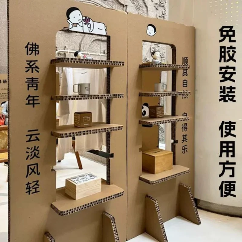 Custom. Corrugated Paper Display Board Green Environmental Material Art Gallery Paper Shelves Exhibition Honeycomb Ca
Custom. Corrugated Paper Display Board Green Environmental Material Art Gallery Paper Shelves Exhibition Honeycomb Ca