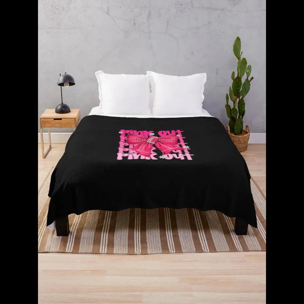Pink Ribbon Breast Cancer Awareness Coquette Bow Throw Blanket for Women and Girls
Pink Ribbon Breast Cancer Awareness Coquette Bow Throw Blanket for Women and Girls