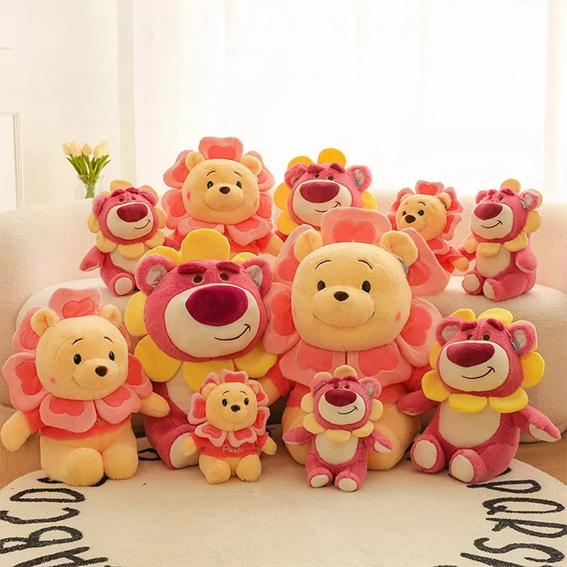 60cm Disney Cute Sunflower Strawberry Bear Plush Toy Pink Fairy Bear Stuffed Animal for Kids Birthday Xmas Gift Bed Decor Doll
60cm Disney Cute Sunflower Strawberry Bear Plush Toy Pink Fairy Bear Stuffed Animal for Kids Birthday Xmas Gift Bed Decor Doll