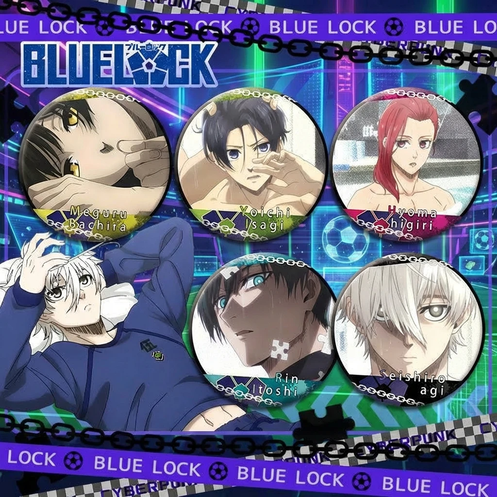 Blue Lock Double Flash Badge 264-287 Pet Barj Full Character New Design 75mm 58mm Anime Merchandise Blue Lock Anime
Blue Lock Double Flash Badge 264-287 Pet Barj Full Character New Design 75mm 58mm Anime Merchandise Blue Lock Anime