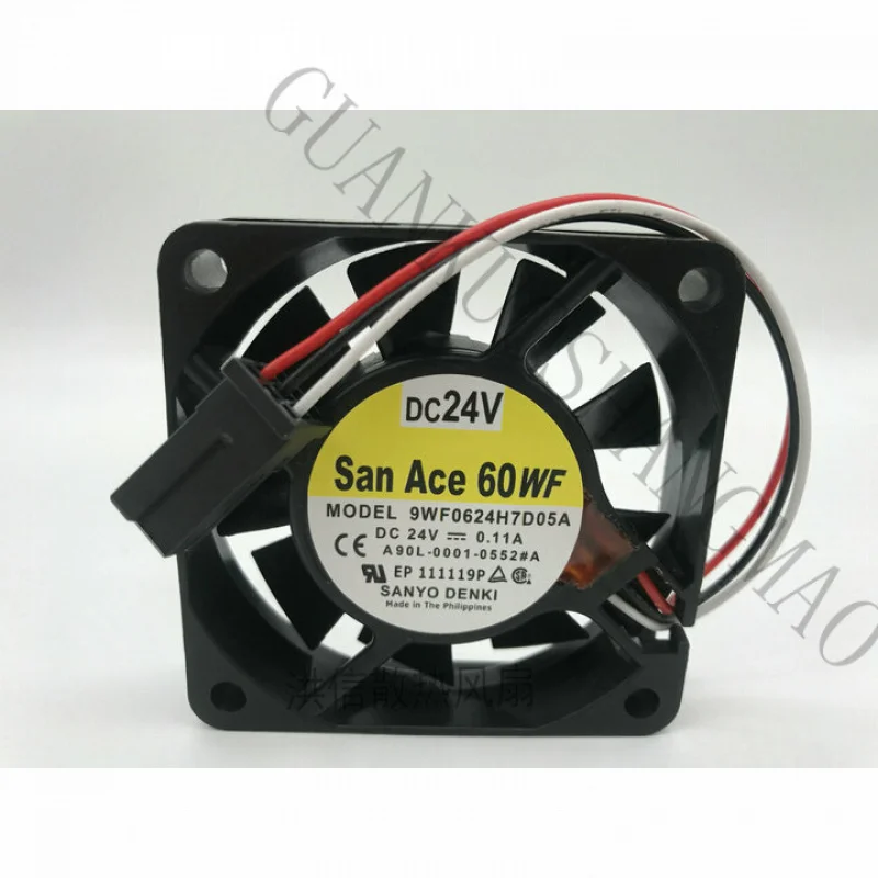 HJY 1-piece Sanyo fan 9WF0624H7D05A A90L-0001-0552#The DC24V 0.11A 3-pin is suitable for FANUC
HJY 1-piece Sanyo fan 9WF0624H7D05A A90L-0001-0552#The DC24V 0.11A 3-pin is suitable for FANUC