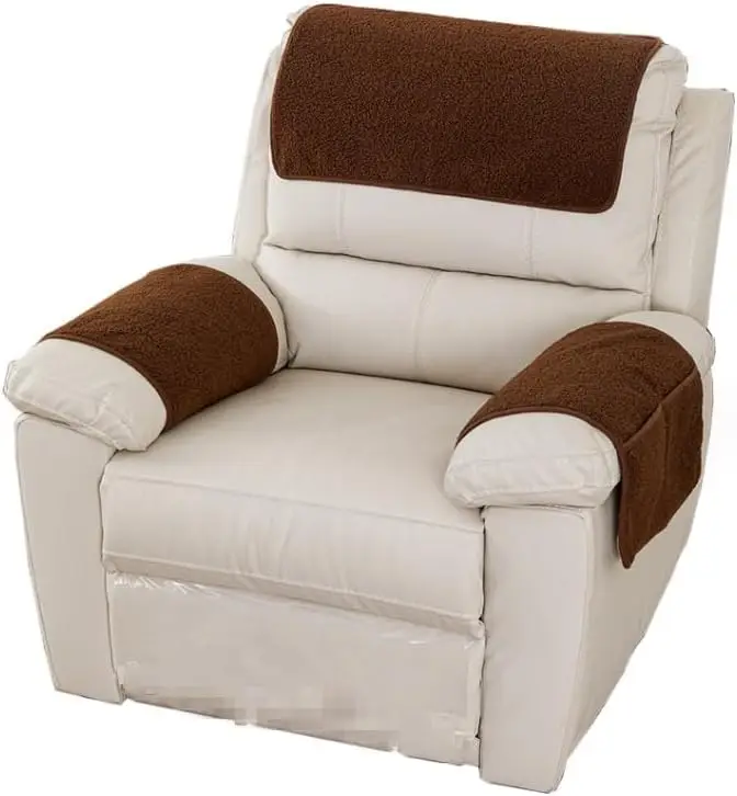 3 Pcs/Set Recliner Covers Armrest Covers For Recliner Chair With Storage Pockets Headrest Cover For Sofa Recliner Protector
3 Pcs/Set Recliner Covers Armrest Covers For Recliner Chair With Storage Pockets Headrest Cover For Sofa Recliner Protector