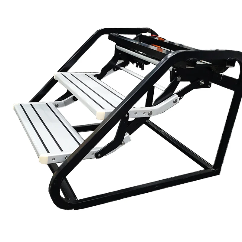 Electric Rounded Edge RV Step Durable Motorhome Double Layers Step With High Tensile Carbon Steel Stressed Members Mounting
Electric Rounded Edge RV Step Durable Motorhome Double Layers Step With High Tensile Carbon Steel Stressed Members Mounting