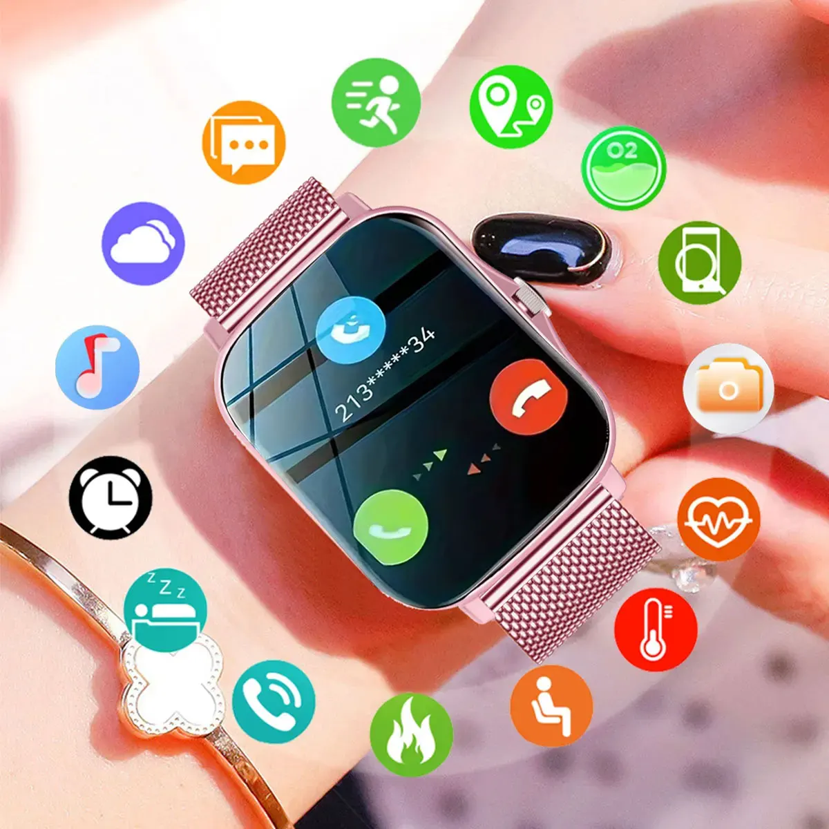 2,01-дюймовые умные часы для мужчин и женщин, прием и прием звонков, мониторинг сердечного ритма, сна, умные часы, спортивный фитнес-трекер, водонепроницаемые, новинка
2,01-дюймовые умные часы для мужчин и женщин, прием и прием звонков, мониторинг сердечного ритма, сна, умные часы, спортивный фитнес-трекер, водонепроницаемые, новинка