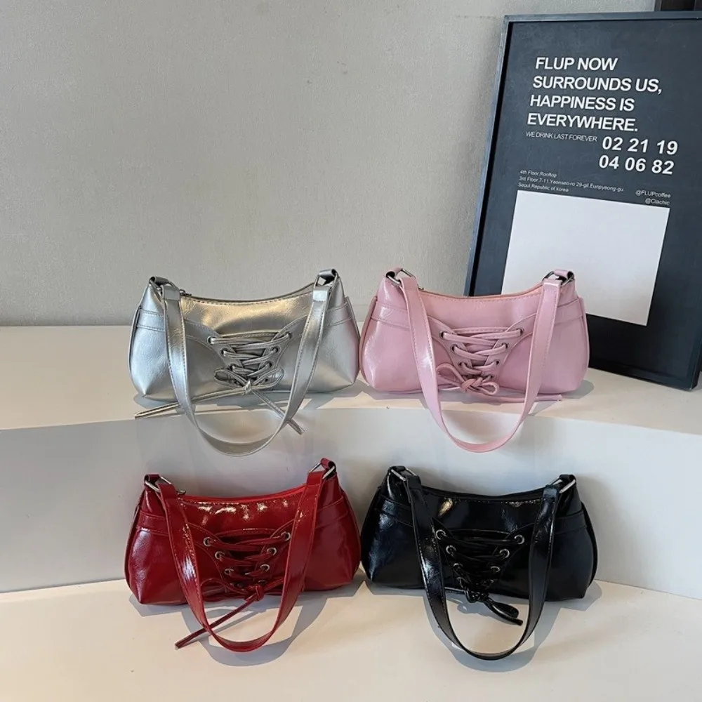 Fashion Bow Tie Shoulder Bag PU Leather Solid Color Armpit Bag Tote Bag Women
Fashion Bow Tie Shoulder Bag PU Leather Solid Color Armpit Bag Tote Bag Women