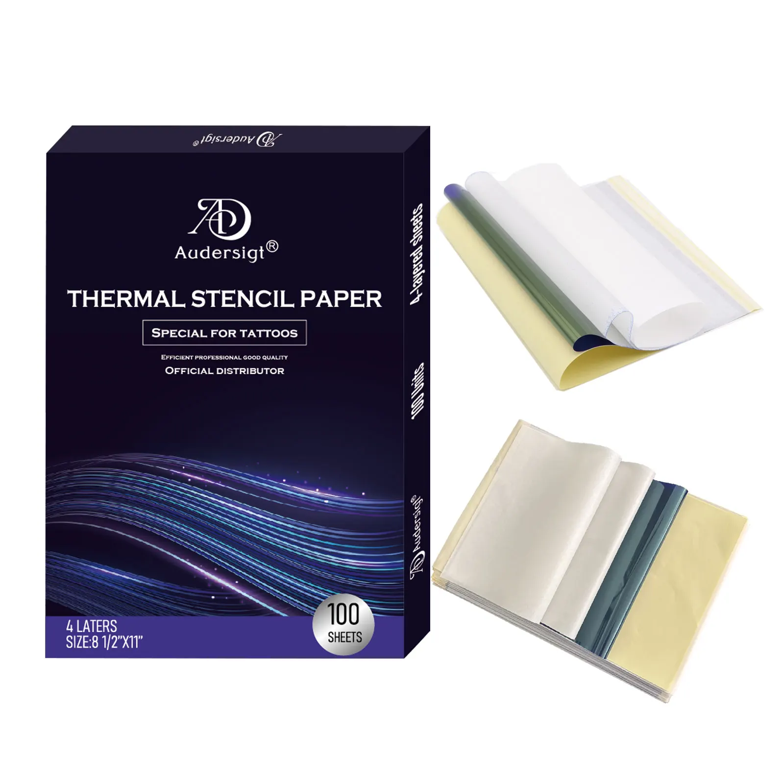 Audersigt Tattoo Transfer Pape High-quality 100PCS A4 Tattoo Stencil Paper Copy Paper Thermal Paper For Tattoo Transfer Machine
Audersigt Tattoo Transfer Pape High-quality 100PCS A4 Tattoo Stencil Paper Copy Paper Thermal Paper For Tattoo Transfer Machine