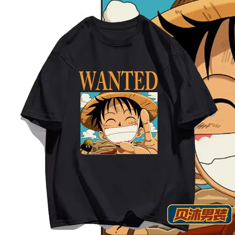 100% Cotton Summer New Japanese Cartoon Trendy Brand Cotton Short-sleeved T-shirt for Boys Pirate King Luffy T-shirt
100% Cotton Summer New Japanese Cartoon Trendy Brand Cotton Short-sleeved T-shirt for Boys Pirate King Luffy T-shirt