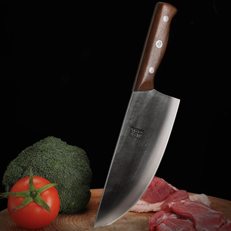 8-дюймовый нож-тесак, острый нож для нарезки овощей, рыбы, мяса, мясника, кованый ручной работы, кухонные ножи Longquan с деревянной ручкой
8-дюймовый нож-тесак, острый нож для нарезки овощей, рыбы, мяса, мясника, кованый ручной работы, кухонные ножи Longquan с деревянной ручкой