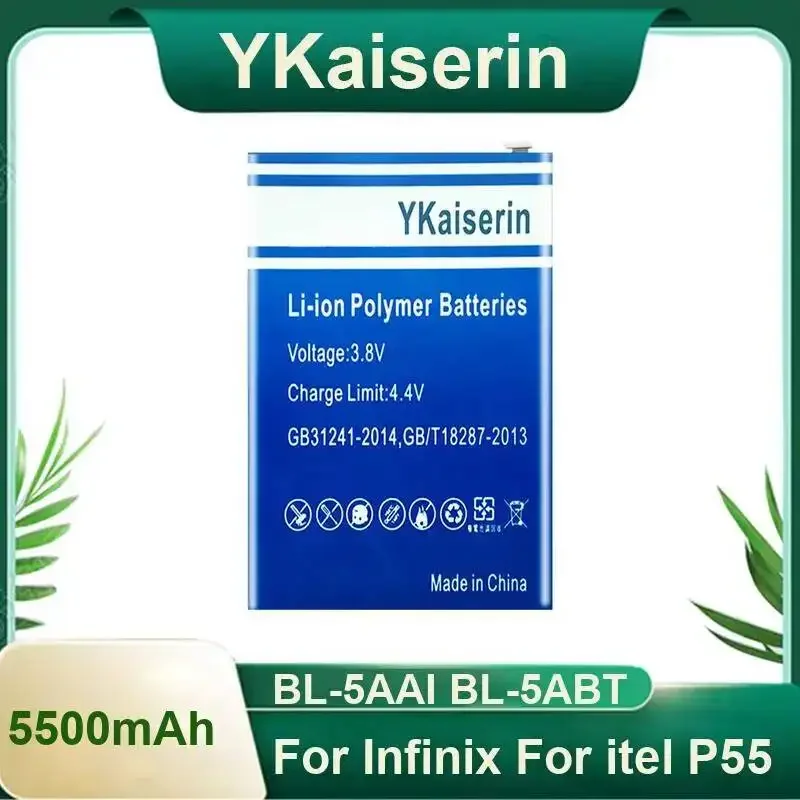 Сменная батарея для мобильного телефона Infinix Itel с быстрой зарядкой P55 BL-5AAI BL-5ABT 5500 мАч, гарантия + номер отслеживания
Сменная батарея для мобильного телефона Infinix Itel с быстрой зарядкой P55 BL-5AAI BL-5ABT 5500 мАч, гарантия + номер отслеживания