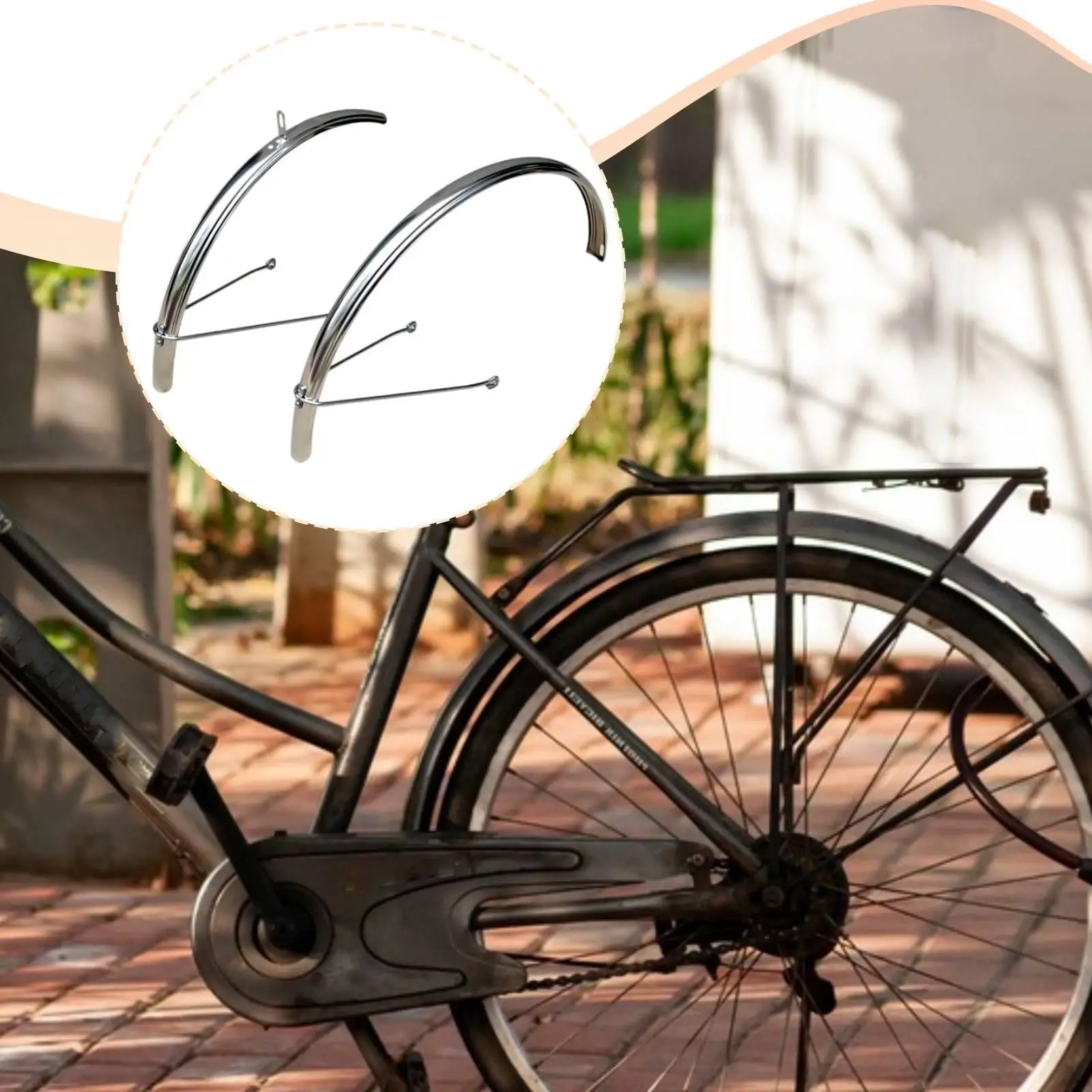 Durable Stainless Steel Mudguard for Folding Bicycle High Performance Fenders Splash Protector for 20 X 1.25 Tire
Durable Stainless Steel Mudguard for Folding Bicycle High Performance Fenders Splash Protector for 20 X 1.25 Tire