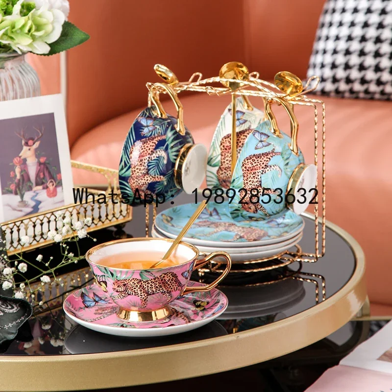 b20Bone China Creative Coffee Cup Saucers Set for English Afternoon Tea Party Home Decoration Mug Drinking Set
b20Bone China Creative Coffee Cup Saucers Set for English Afternoon Tea Party Home Decoration Mug Drinking Set