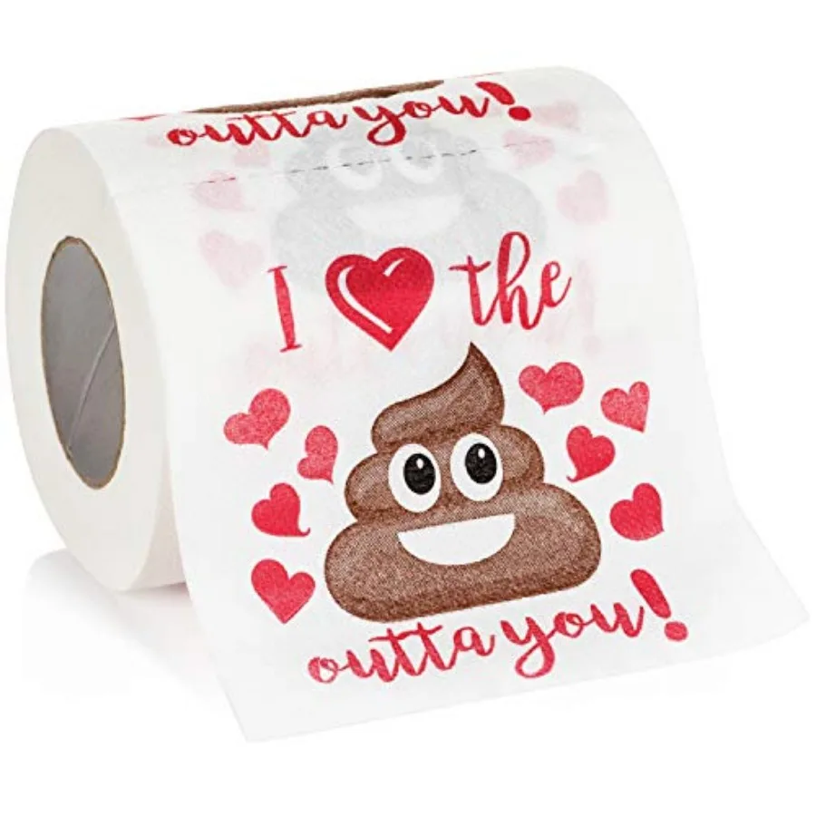 Funny Valentine's Day Gag Gift Toilet Paper Roll, Valentine Joke Gift for Boyfriend, Girlfriend, Husband or Wife
Funny Valentine's Day Gag Gift Toilet Paper Roll, Valentine Joke Gift for Boyfriend, Girlfriend, Husband or Wife