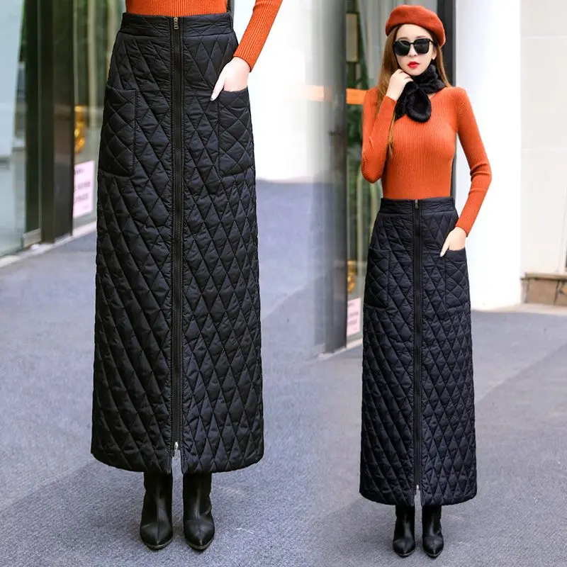 2024 New Women Winter Skirt Windproof Warm Down Cotton Skirt High Waist Zipper Quilted Cotton Padded Skirts A-line Skirts M127
2024 New Women Winter Skirt Windproof Warm Down Cotton Skirt High Waist Zipper Quilted Cotton Padded Skirts A-line Skirts M127