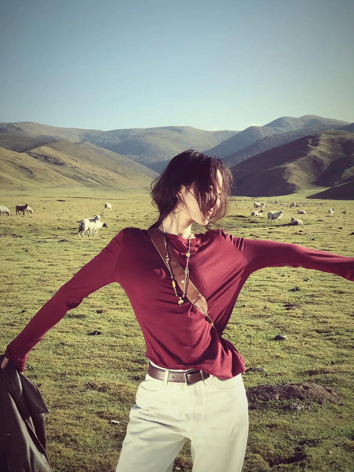 FORNIYOYO Loose Fit Long Sve round Ne Color Acetate Lyocell Wool T-irt Casual Sle Ladies' Comfortable Breathab...
FORNIYOYO Loose Fit Long Sve round Ne Color Acetate Lyocell Wool T-irt Casual Sle Ladies' Comfortable Breathab...