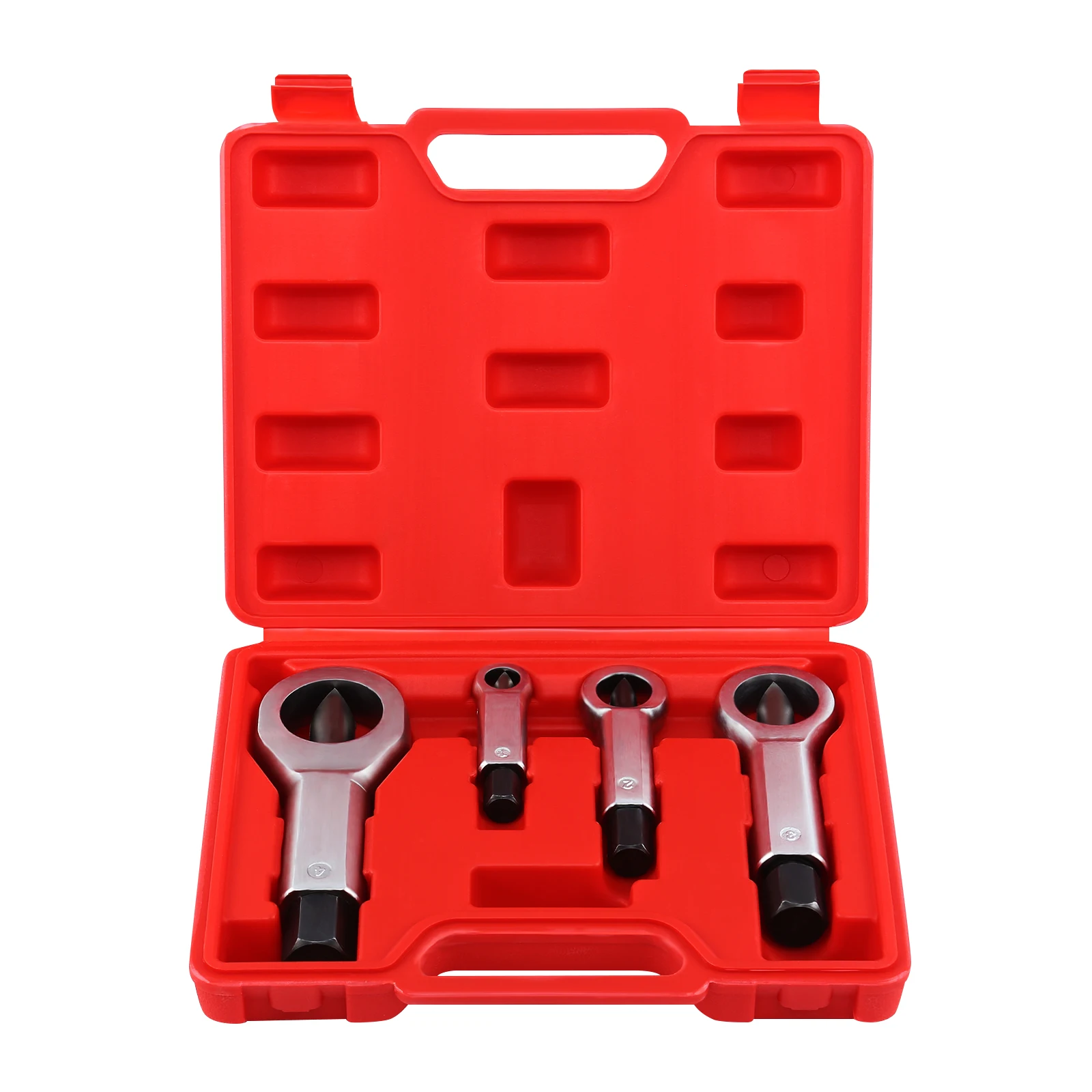 4PCS / Set - 9 - 27 мм Гайковый сепаратор Поддерживаемый гайкоразбор Разрушенный гайкоочиститель
4PCS / Set - 9 - 27 мм Гайковый сепаратор Поддерживаемый гайкоразбор Разрушенный гайкоочиститель