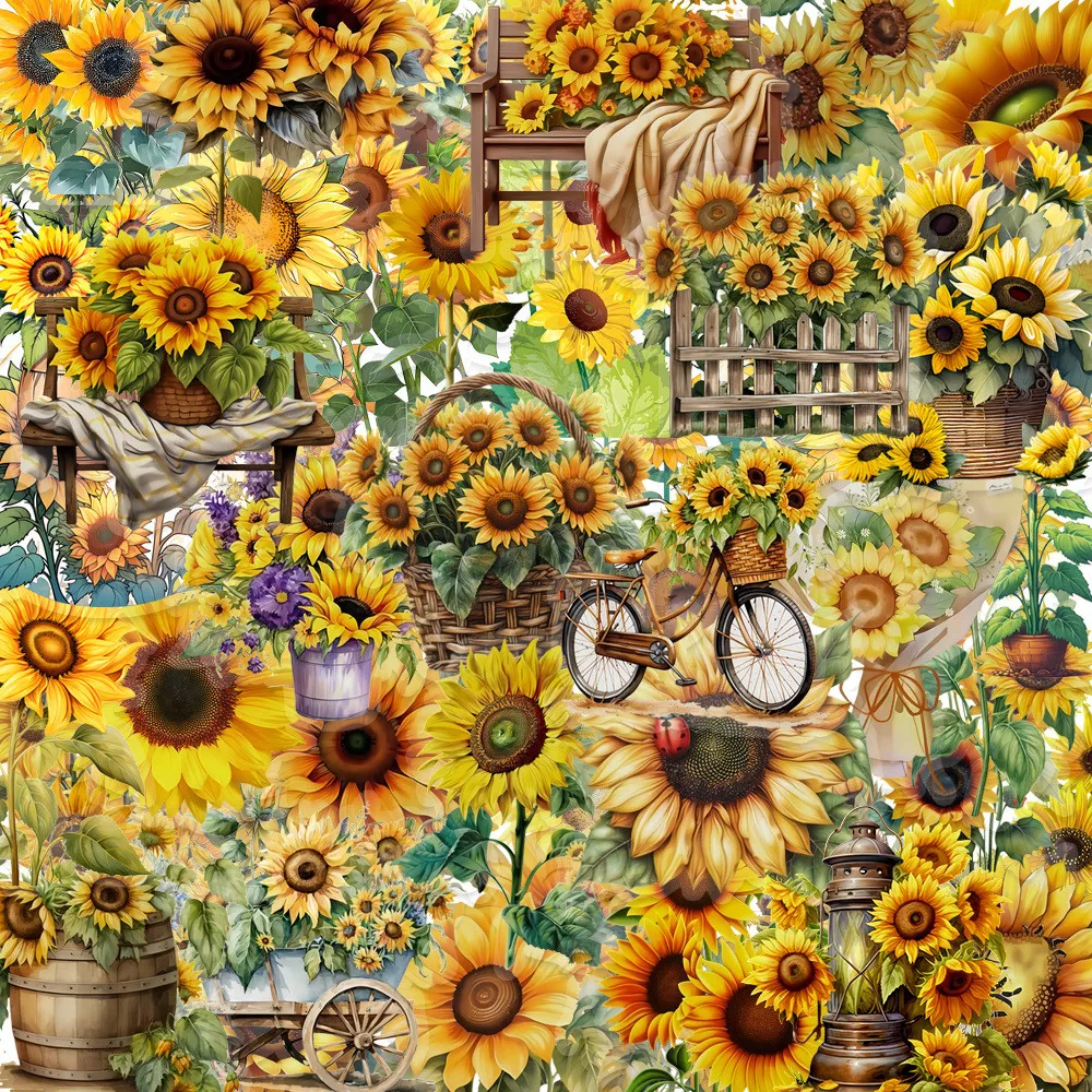 50 Bright Sunflower Stickers - Great for Phone Cases, Luggage, Laptops & Creative Decor (Anime Worlds Store)
50 Bright Sunflower Stickers - Great for Phone Cases, Luggage, Laptops & Creative Decor (Anime Worlds Store)