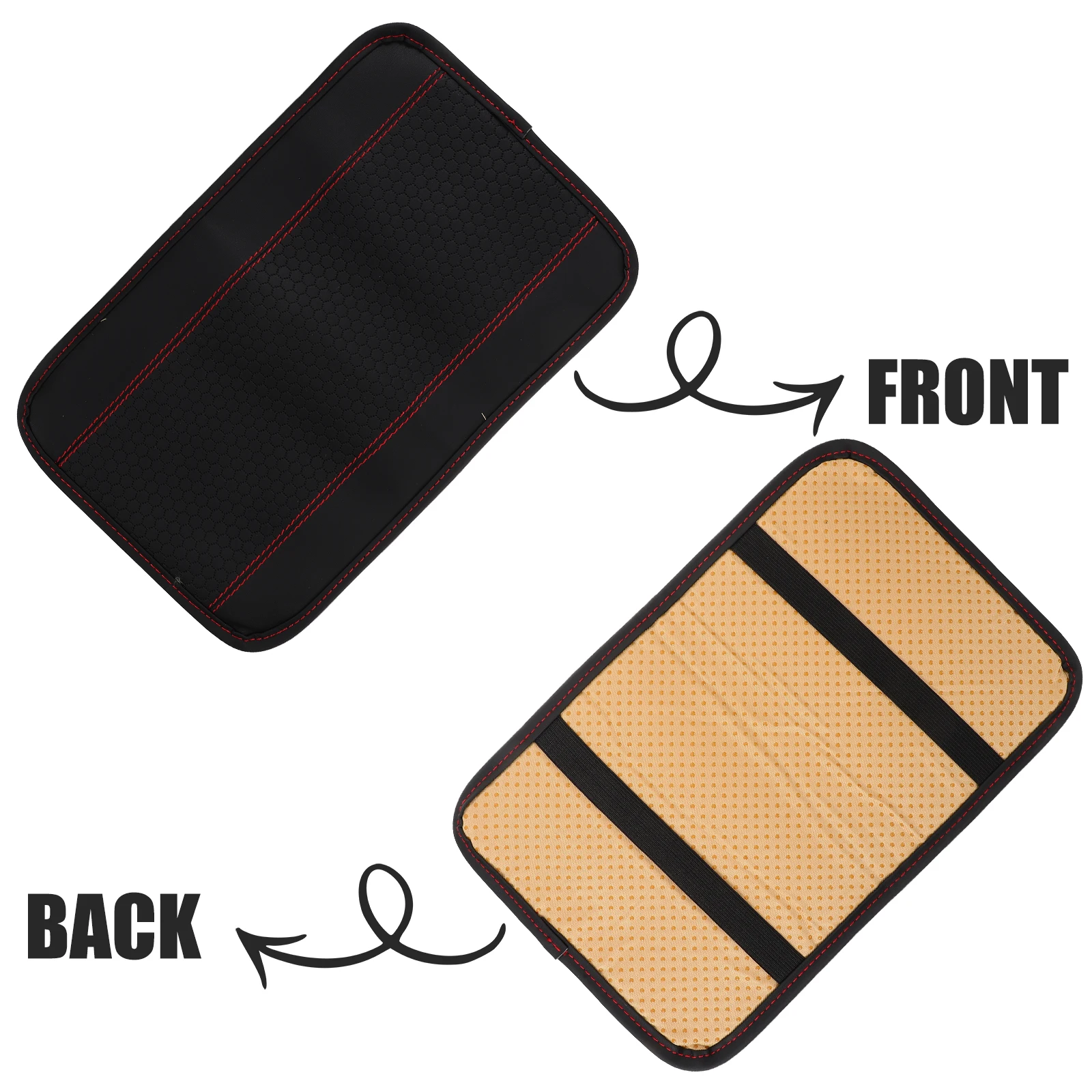Car Armrest Pad Black Red Stitching Non Slip Central Console Accessory Cushion Interior Decor SUV Hand Rest Cover
Car Armrest Pad Black Red Stitching Non Slip Central Console Accessory Cushion Interior Decor SUV Hand Rest Cover