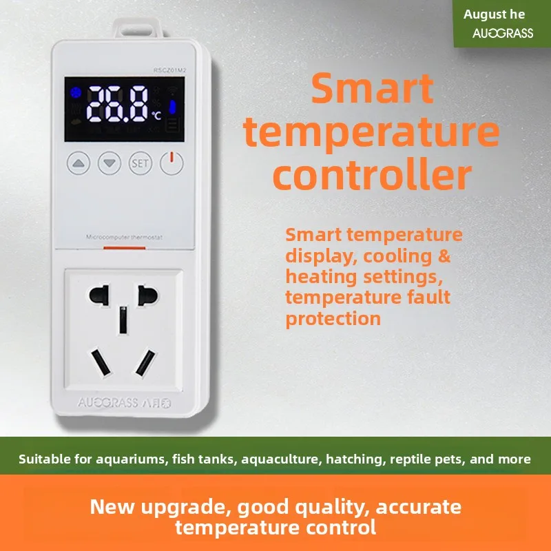 Интеллектуальный термостат с розеткой для аквариума, террариума или клетки для рептилий с датчиком контроля температуры
Интеллектуальный термостат с розеткой для аквариума, террариума или клетки для рептилий с датчиком контроля температуры