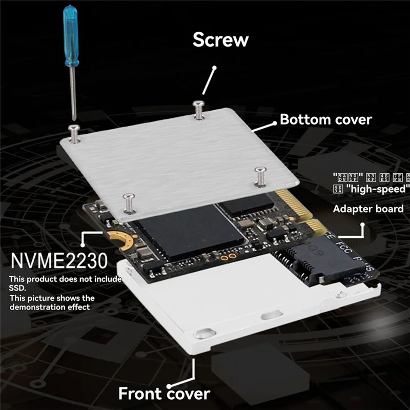 Карта адаптера NVME 2230 SSD M-Key M2 к Cfexpress B, поддержка расширения PCIE4.0 для камер
Карта адаптера NVME 2230 SSD M-Key M2 к Cfexpress B, поддержка расширения PCIE4.0 для камер