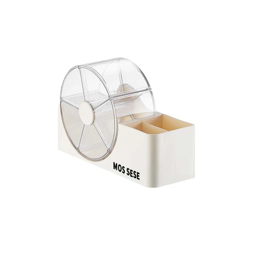 Plastic Rotating Makeup Organizer Durable with Compartments Cosmetic Storage Box Dust-proof Drawers Desk Multi-Functional Holder
Plastic Rotating Makeup Organizer Durable with Compartments Cosmetic Storage Box Dust-proof Drawers Desk Multi-Functional Holder