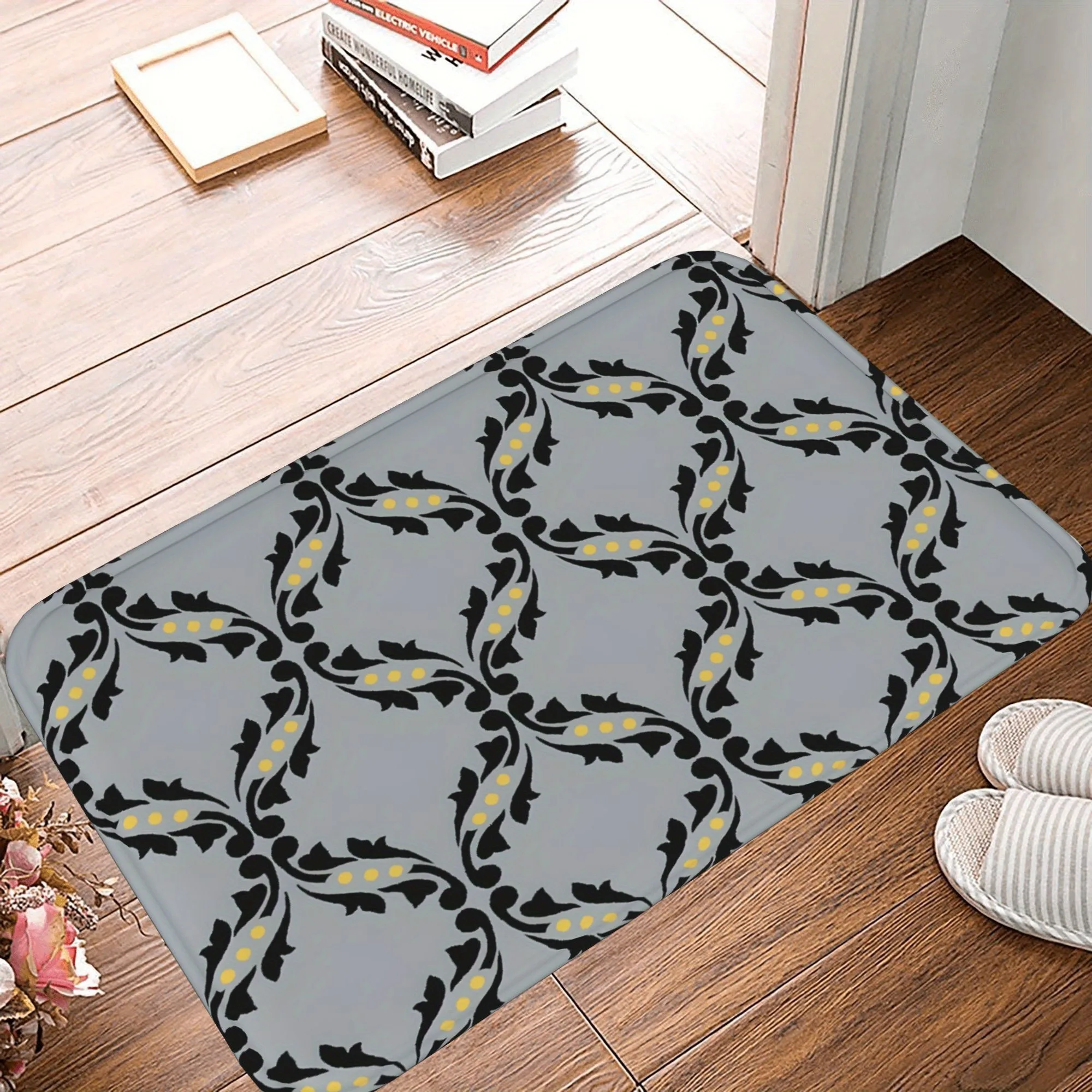1PC Vines Pattern Kitchen Rug Non-Slip Door Mat Pop design Bathroom Rug Bath Mat Carpet for Home Sink Laundry Decoreeree
1PC Vines Pattern Kitchen Rug Non-Slip Door Mat Pop design Bathroom Rug Bath Mat Carpet for Home Sink Laundry Decoreeree