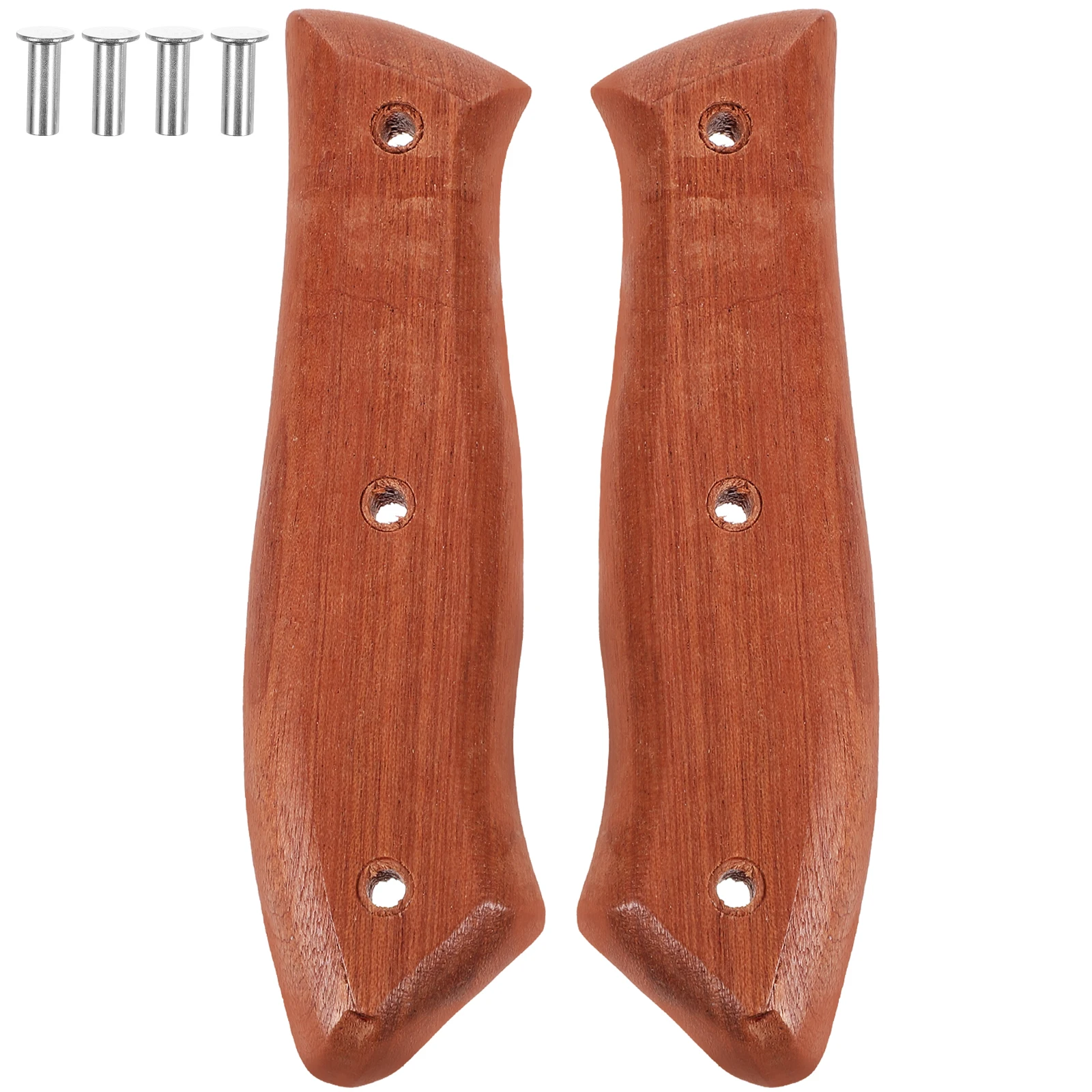 2Pcs SolidWoodHandle Accessories Repair Replacement KitchenCutterHandles withHoles MakingSupplies WoodenKnifeHandles Durable
2Pcs SolidWoodHandle Accessories Repair Replacement KitchenCutterHandles withHoles MakingSupplies WoodenKnifeHandles Durable