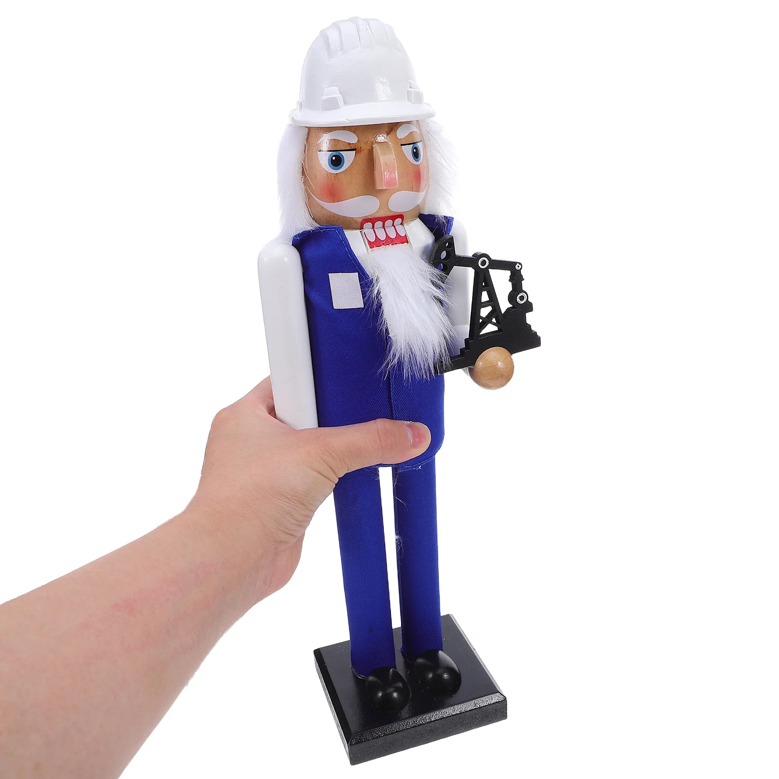 Wooden Nutcracker Engineer Decoration Hand Painted Christmas Soldier Holiday Table Centerpiece Blue Wood Nutcracker Statue
Wooden Nutcracker Engineer Decoration Hand Painted Christmas Soldier Holiday Table Centerpiece Blue Wood Nutcracker Statue