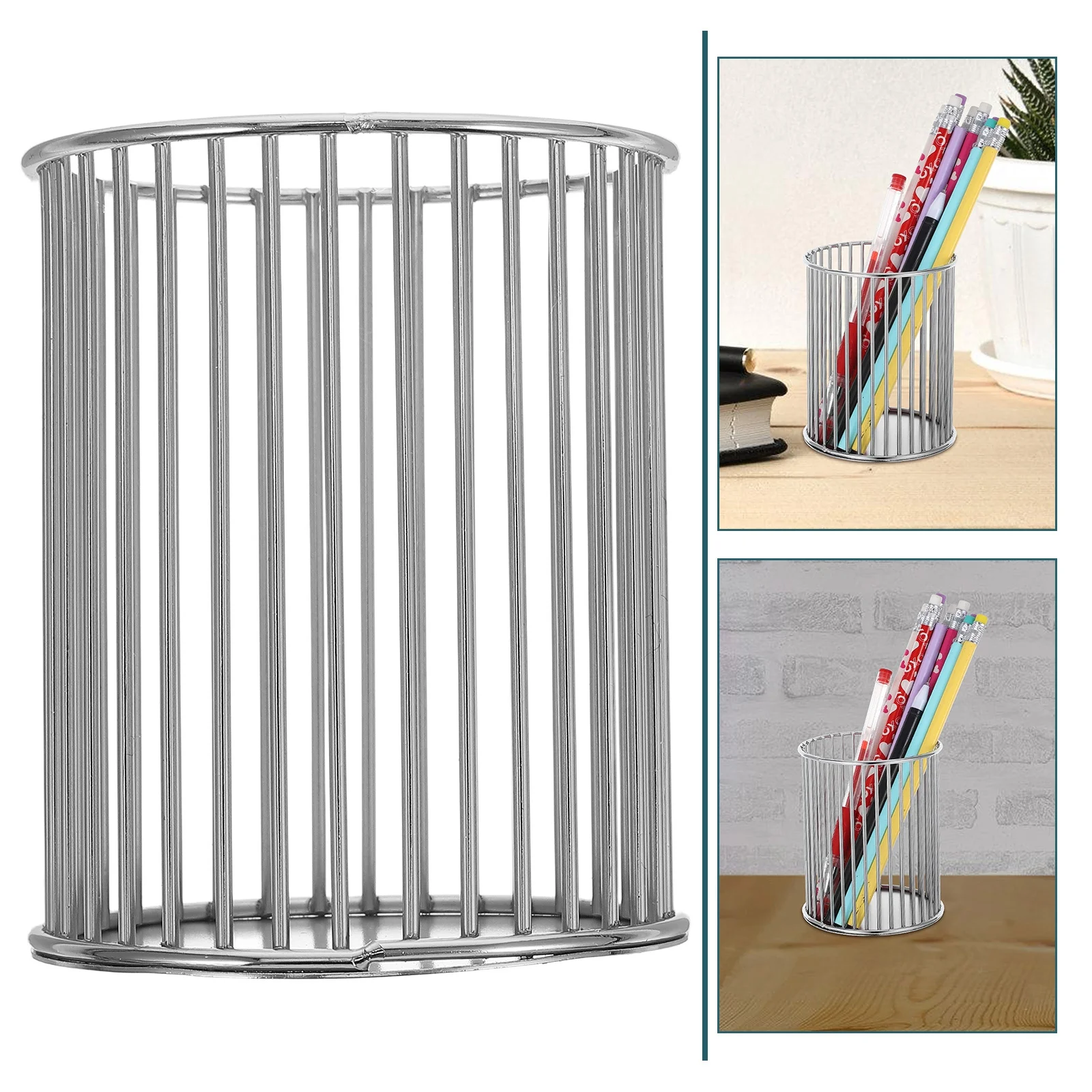 2Pcs Metal Pen Holder Makeup Brush Cup Organizer Eyebrow Pencil Storage Desk Accessories Aesthetic Organization Home Office
2Pcs Metal Pen Holder Makeup Brush Cup Organizer Eyebrow Pencil Storage Desk Accessories Aesthetic Organization Home Office