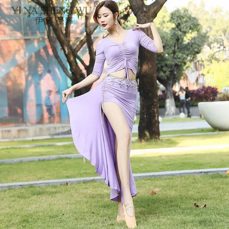 Женское длинное платье для танца живота, костюмы для начинающих, комплект для выступлений, восточный танец, танец живота, профессиональная тренировочная одежда
Женское длинное платье для танца живота, костюмы для начинающих, комплект для выступлений, восточный танец, танец живота, профессиональная тренировочная одежда