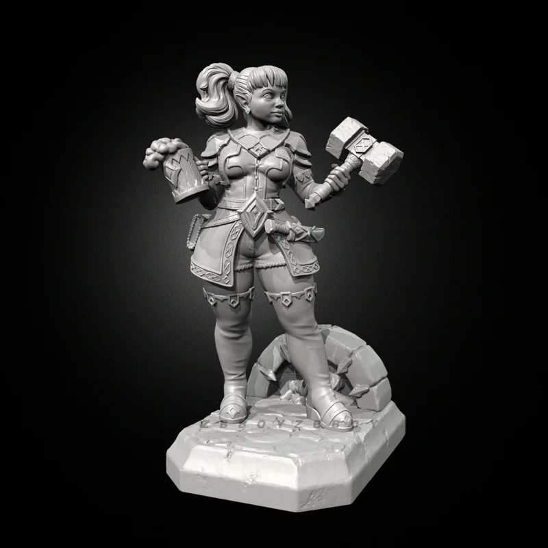 38mm 50mm Dwarf Little Sister Waiter Resin Model Figure Gk Micro Miniature 3d Printed White Model Toy Unassembled Unpainted Kit
38mm 50mm Dwarf Little Sister Waiter Resin Model Figure Gk Micro Miniature 3d Printed White Model Toy Unassembled Unpainted Kit