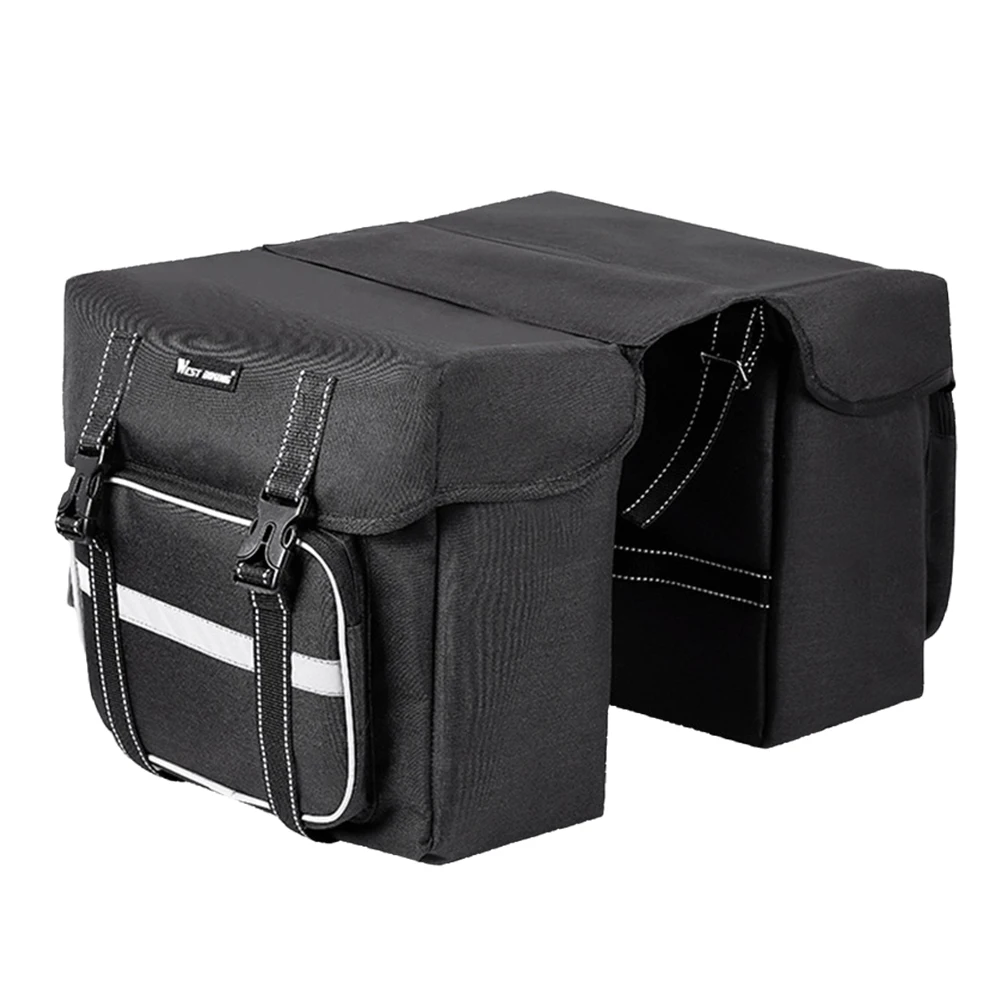 Bike Rear Rack Double Pannier Bag for Cycling Traveling Commuting (Black)
Bike Rear Rack Double Pannier Bag for Cycling Traveling Commuting (Black)