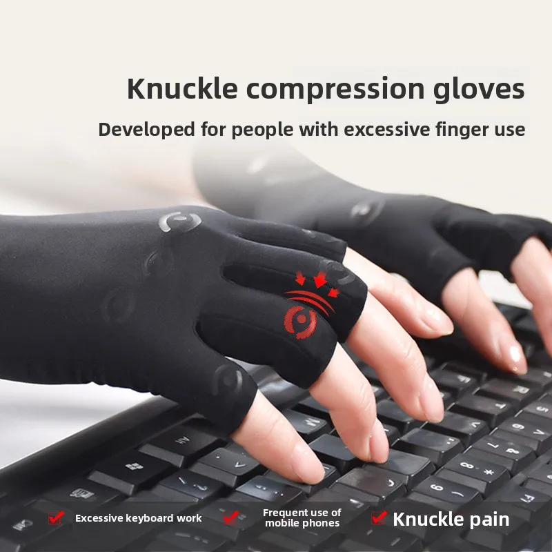Half-finger Joint Compression Gloves, Pressure Support for Wrists and Fingers, Pain Relief Compression Sleeves
Half-finger Joint Compression Gloves, Pressure Support for Wrists and Fingers, Pain Relief Compression Sleeves