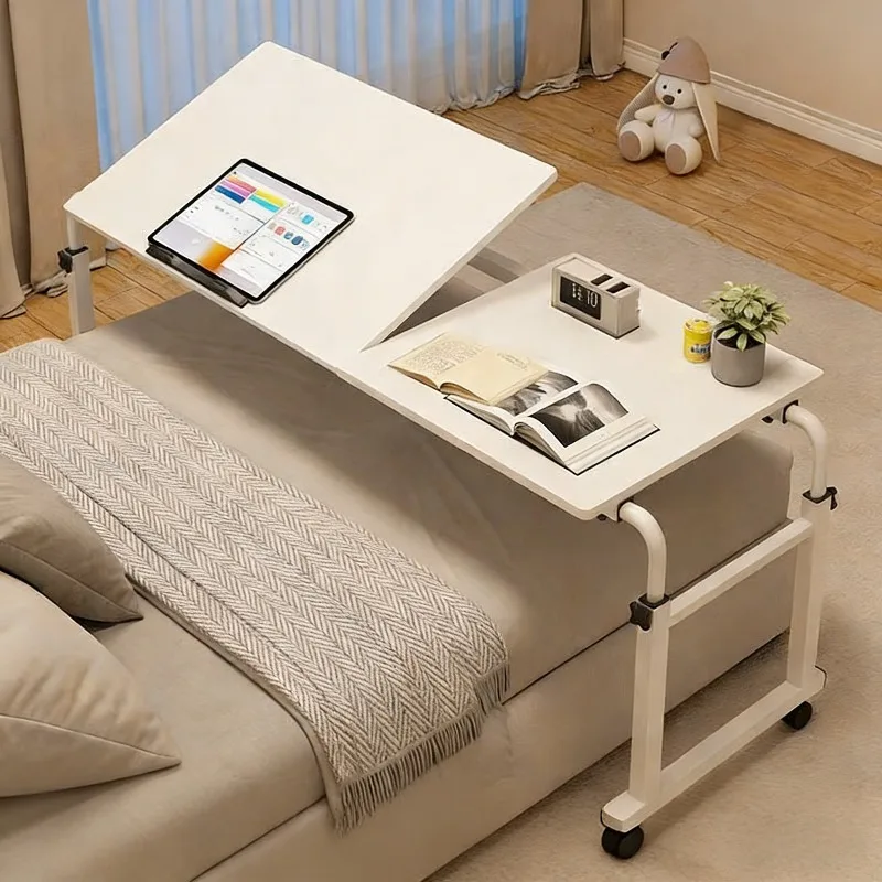 Прикроватный столик с регулируемой высотой, откидной, наклоняемый, для ноутбука, передвижной, на колесиках, для спальни
Прикроватный столик с регулируемой высотой, откидной, наклоняемый, для ноутбука, передвижной, на колесиках, для спальни