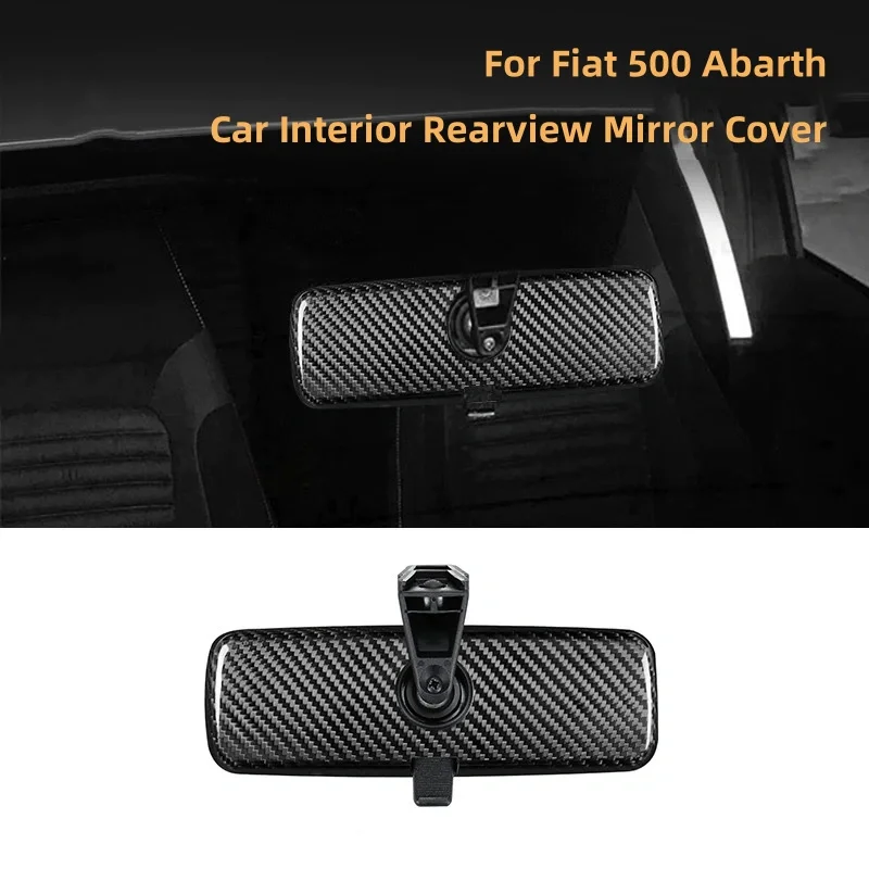 Real Hard Carbon Fiber Car Interior Rearview Mirror Sticker Interior Trim Cover for Fiat 500 Abarth
Real Hard Carbon Fiber Car Interior Rearview Mirror Sticker Interior Trim Cover for Fiat 500 Abarth