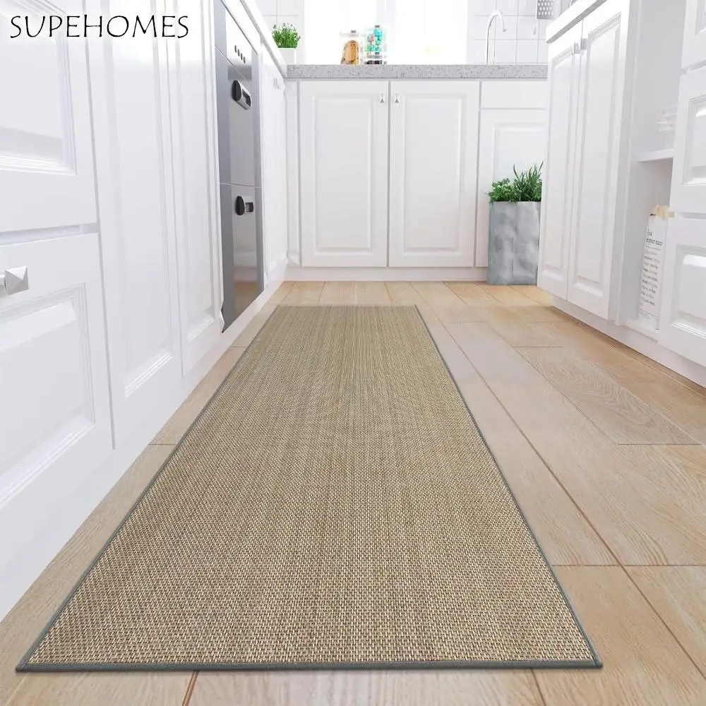 Супер впитывающий кухонный напольный коврик, мягкий утолщенный входной коврик, нескользящий моющийся льняной коврик для ванной, кухонные принадлежности
Супер впитывающий кухонный напольный коврик, мягкий утолщенный входной коврик, нескользящий моющийся льняной коврик для ванной, кухонные принадлежности