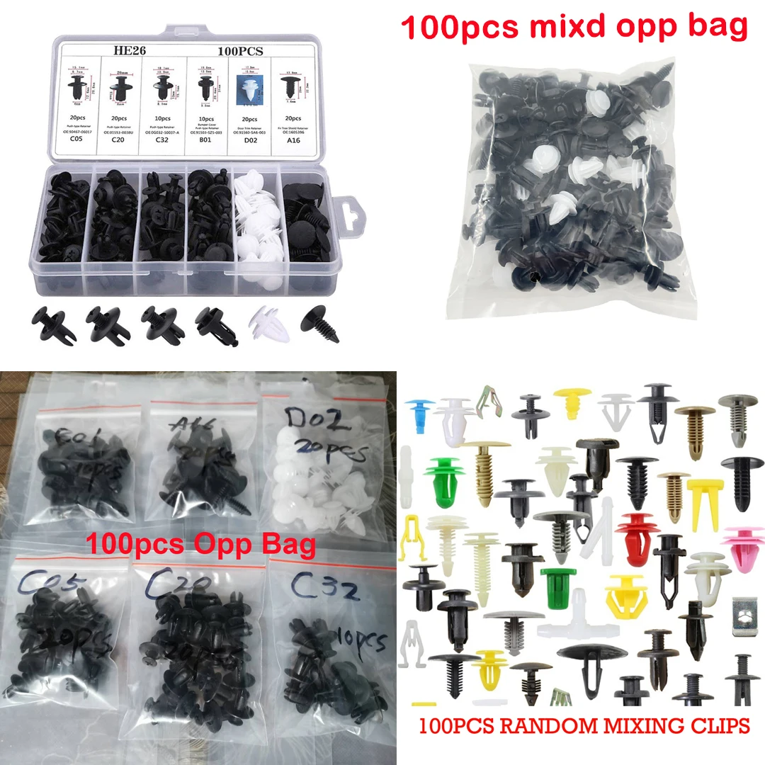 100pcs Car Accessories Mixed Auto Fastener Clip Push Retainer For Vectra B Omoda C5 Toyota Accessories Jdm
100pcs Car Accessories Mixed Auto Fastener Clip Push Retainer For Vectra B Omoda C5 Toyota Accessories Jdm
