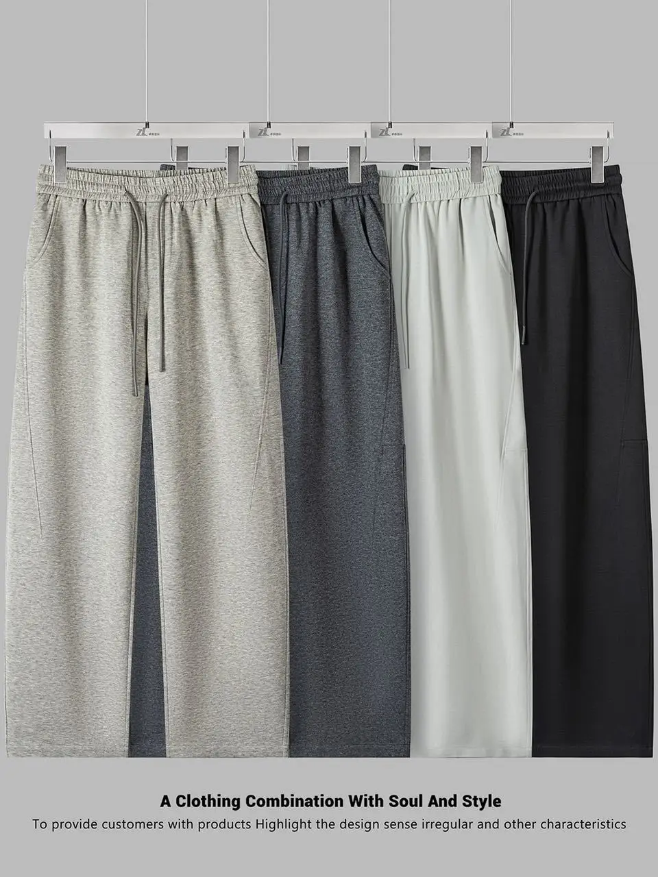 Удобные дышащие свободные спортивные повседневные брюки для мужчин на весну с эластичным поясом, 3D крой, модные, прямые штанины
Удобные дышащие свободные спортивные повседневные брюки для мужчин на весну с эластичным поясом, 3D крой, модные, прямые штанины