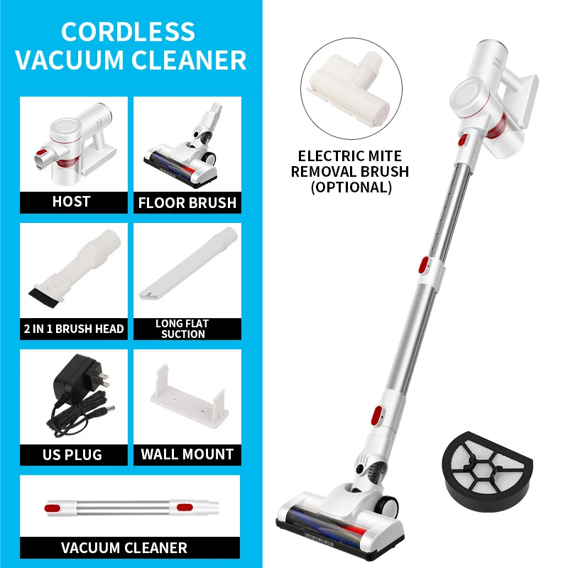 004A Wireless Vacuum Cleaner Home Small Portable Car Handheld Charging High Power Brushless Vacuum Electric Vacuum Cleaner
004A Wireless Vacuum Cleaner Home Small Portable Car Handheld Charging High Power Brushless Vacuum Electric Vacuum Cleaner