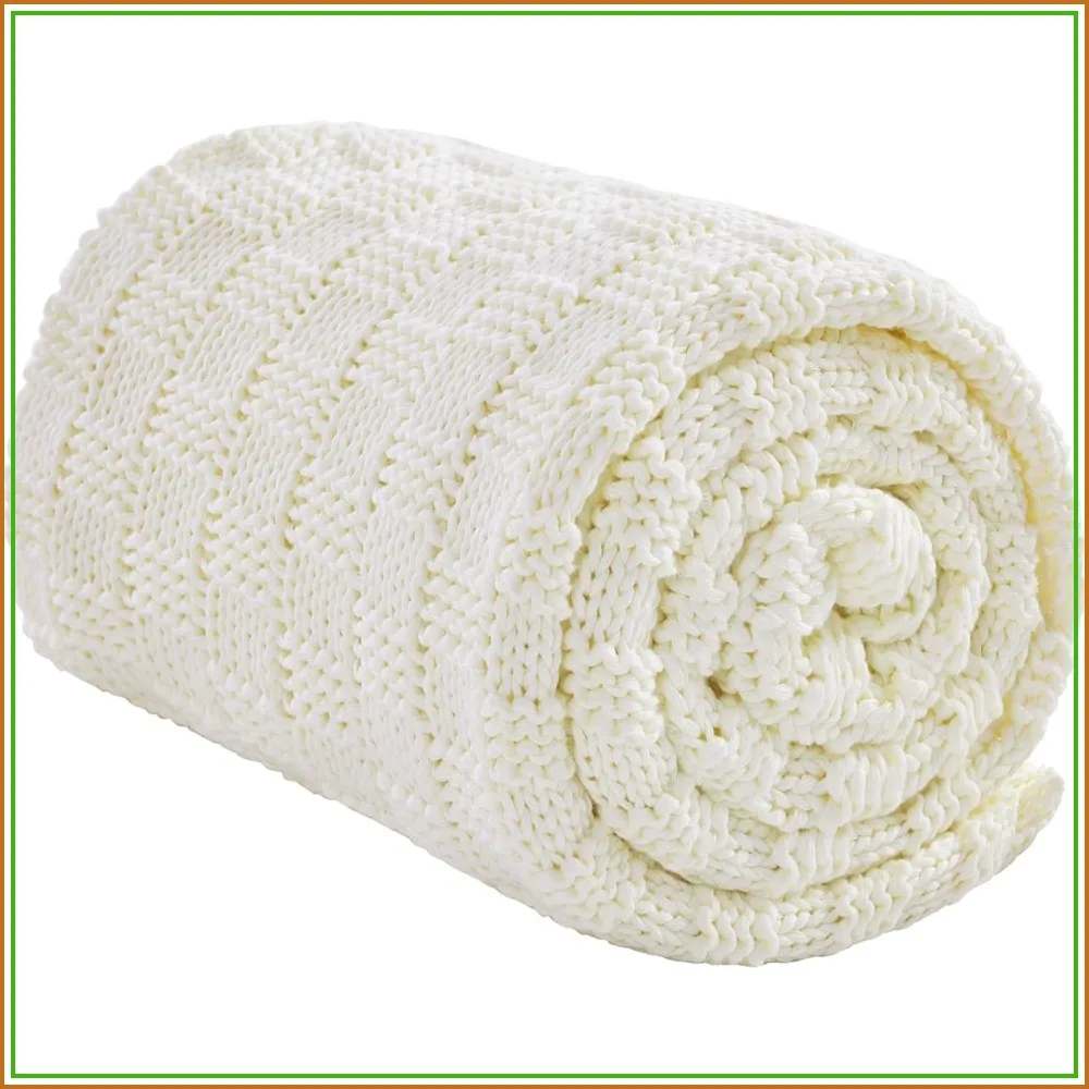Knitted Weighted Blanket for Adults, 12lbs 48"x72", Breathable Chunky Knit, Cooling Heavy Blanket for Hot Sleepers, Ivory White
Knitted Weighted Blanket for Adults, 12lbs 48"x72", Breathable Chunky Knit, Cooling Heavy Blanket for Hot Sleepers, Ivory White