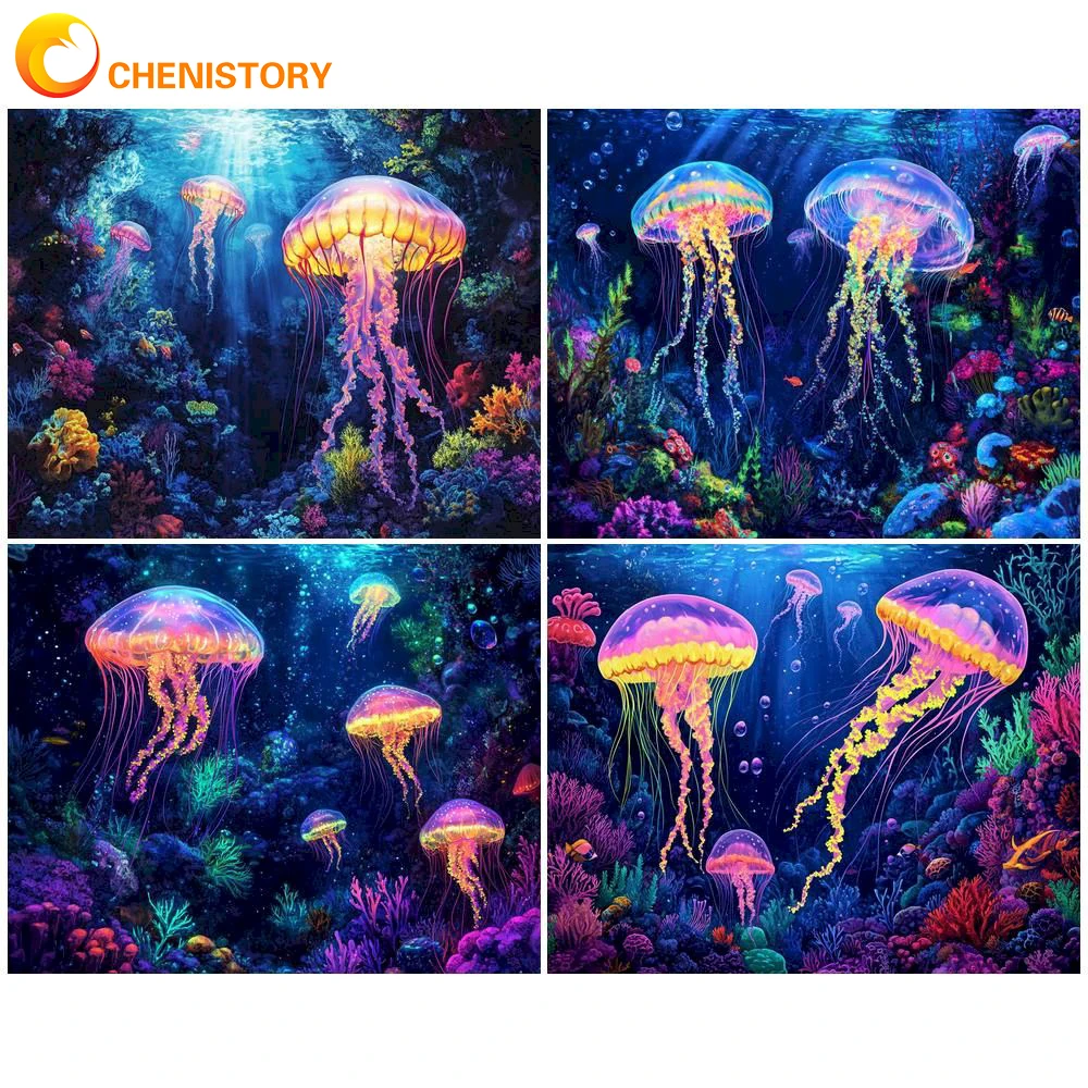 CHENISTORY Interior Painting By Numbers Jellyfish Kits Markers By Numbers Animal Paint For Painting Wall Art Living Room Decorat
CHENISTORY Interior Painting By Numbers Jellyfish Kits Markers By Numbers Animal Paint For Painting Wall Art Living Room Decorat