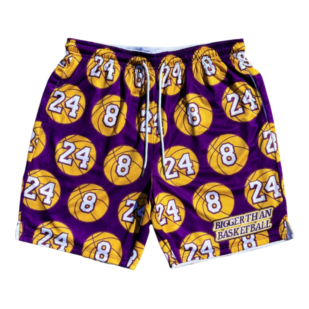 Forever 8/24 Tribute Men's Basketball Athletic Mesh Shorts With Pocket Summer Quick-dry Soft Lightweight Swim Shorts Moto Shorts
Forever 8/24 Tribute Men's Basketball Athletic Mesh Shorts With Pocket Summer Quick-dry Soft Lightweight Swim Shorts Moto Shorts